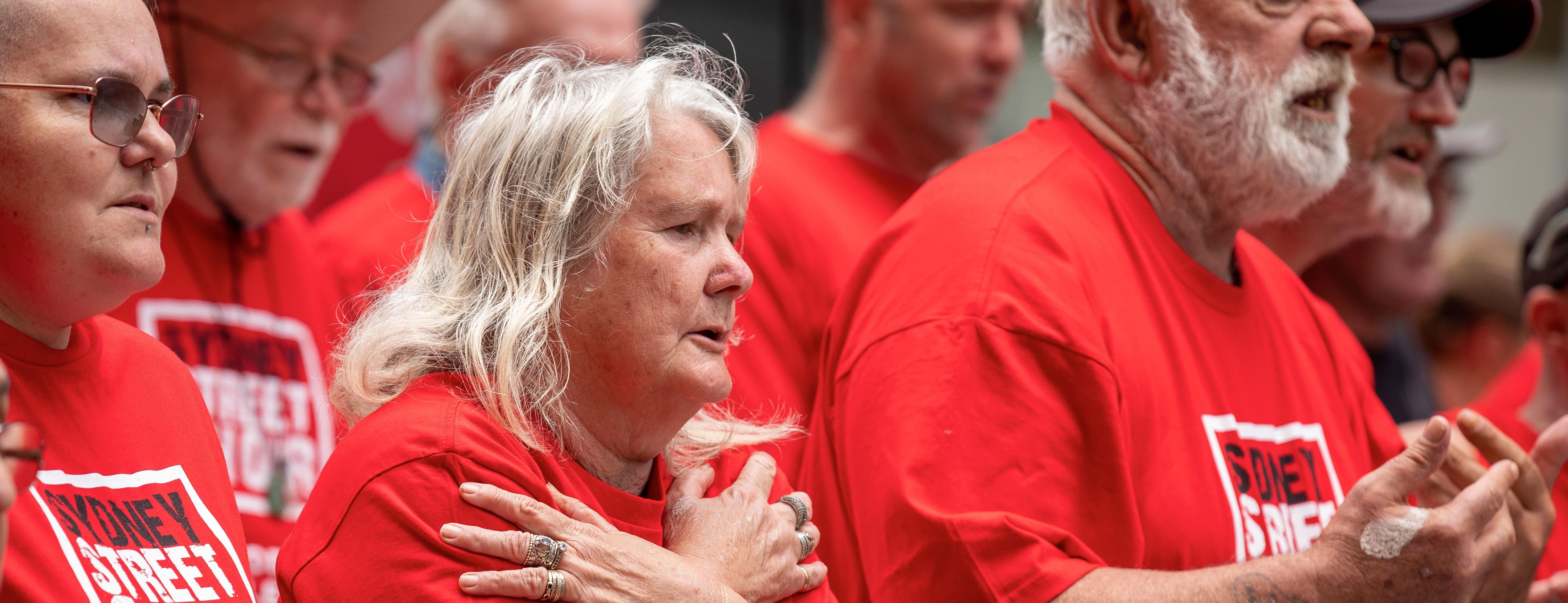 GiveNow Sydney Street Choir Challenge Team Macquarie